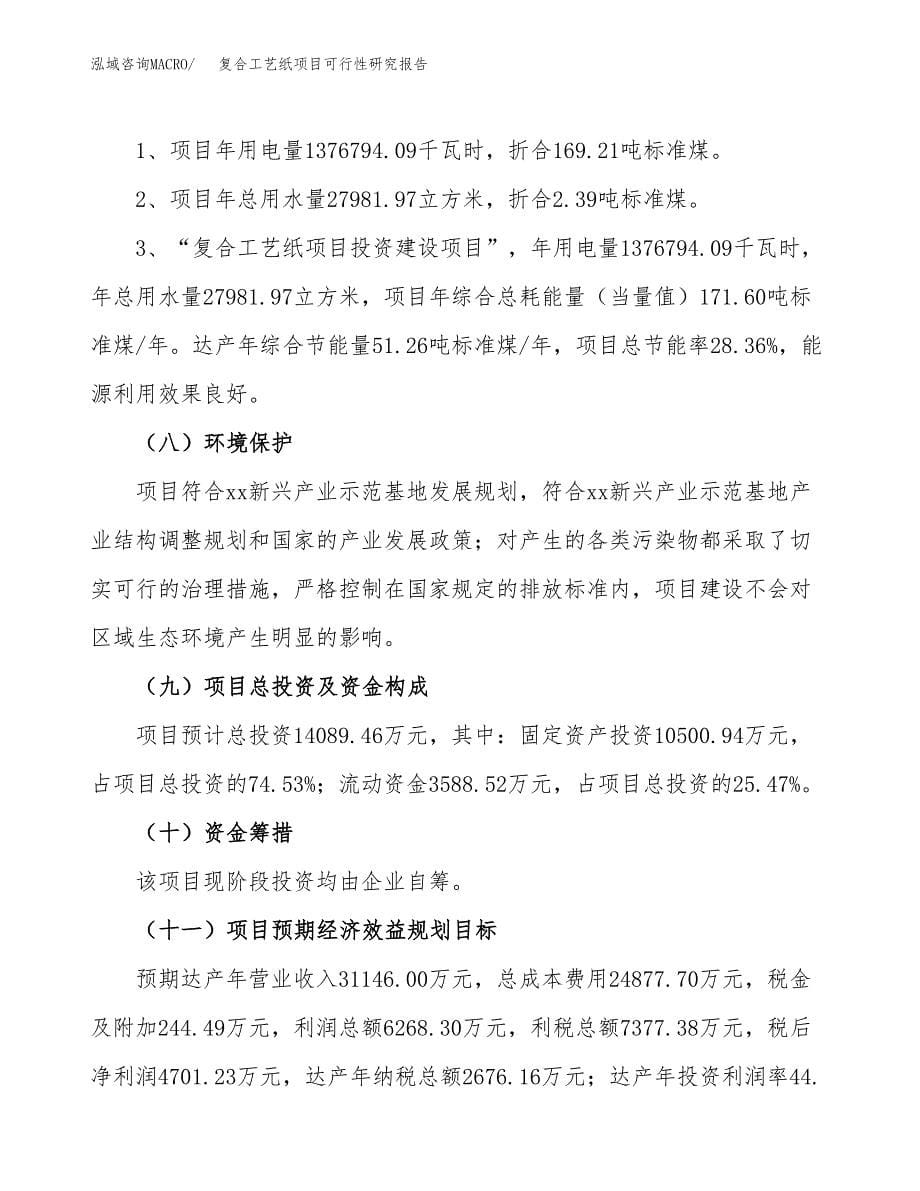 复合工艺纸项目可行性研究报告[参考范文].docx_第5页