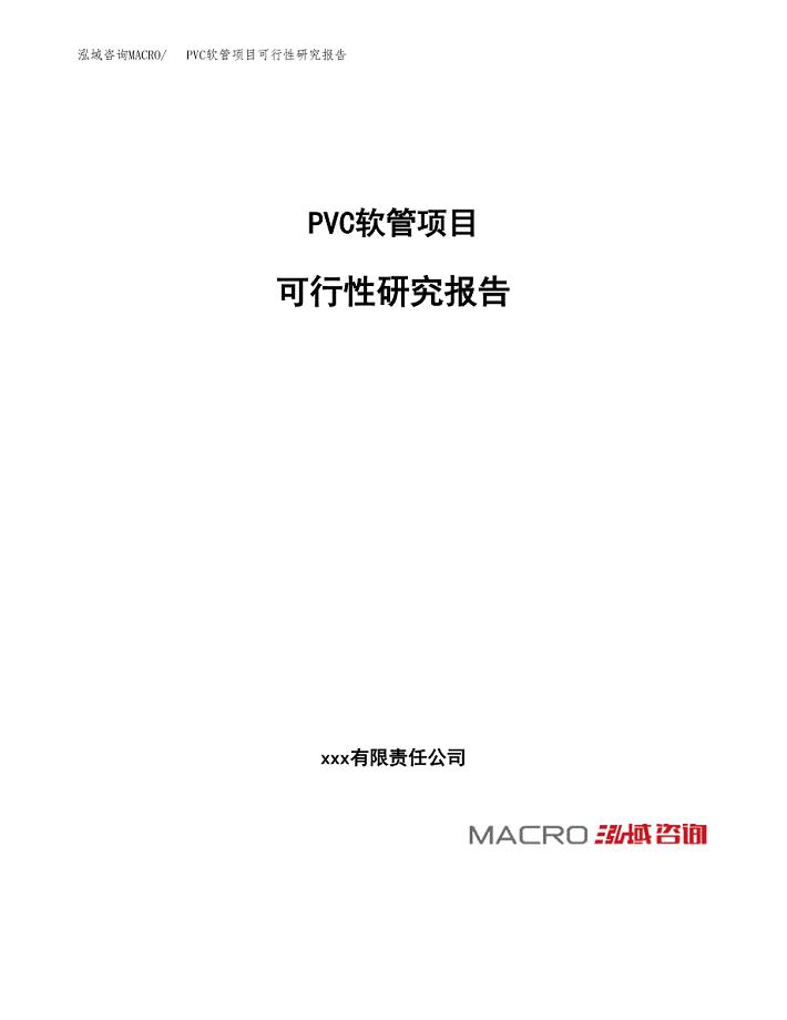 PVC软管项目可行性研究报告_范文.docx