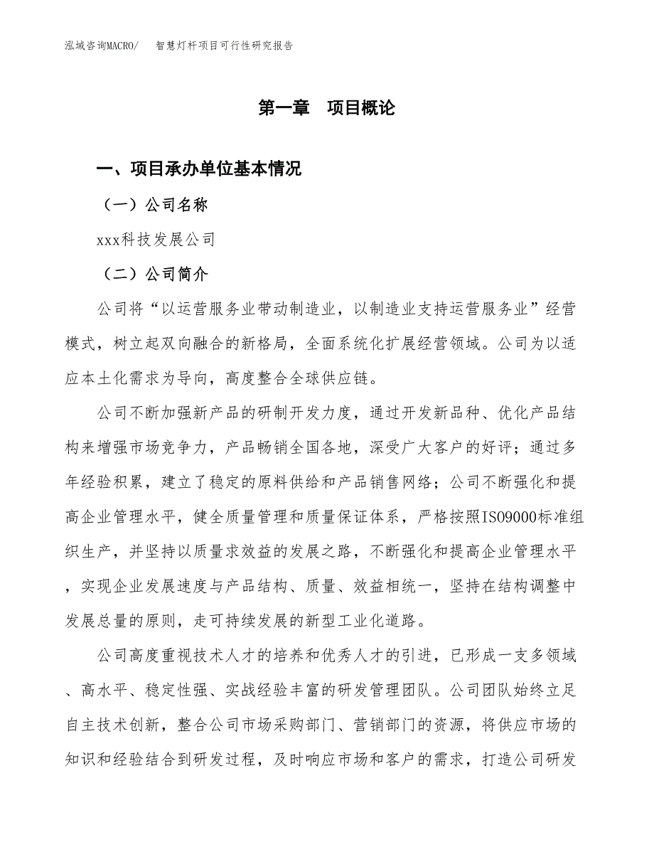 智慧灯杆项目可行性研究报告_范文.docx_第3页