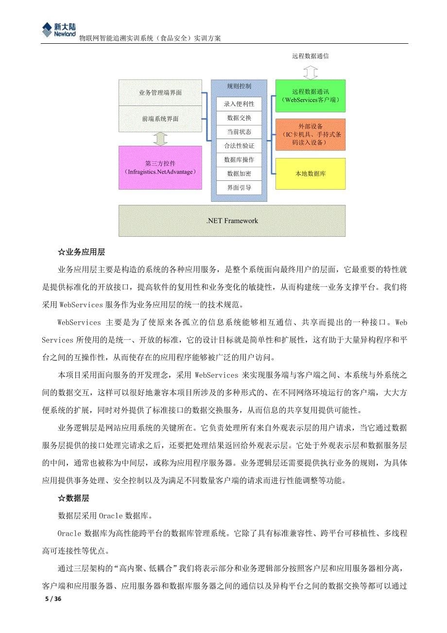 物联网智能追溯实训系统(食品安全)_第5页