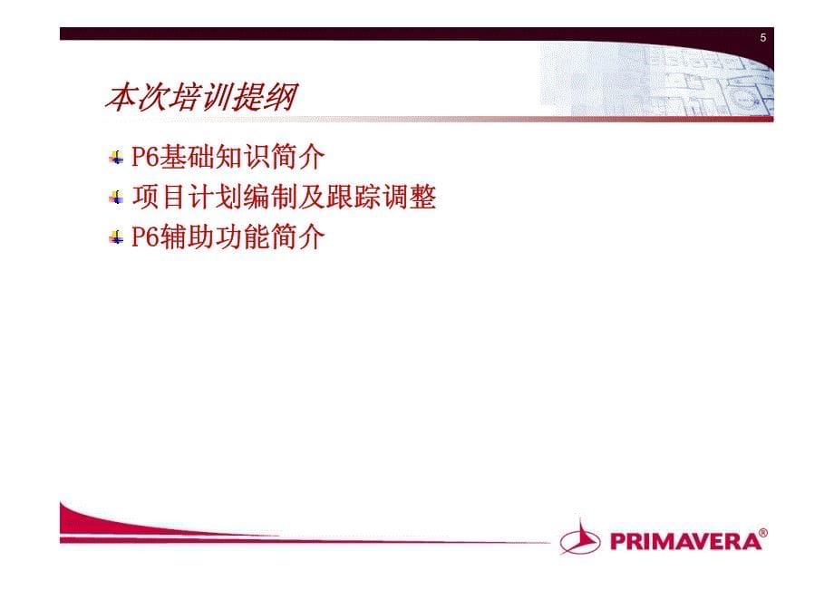 primavera p6软件操作培训(pdf)_第5页