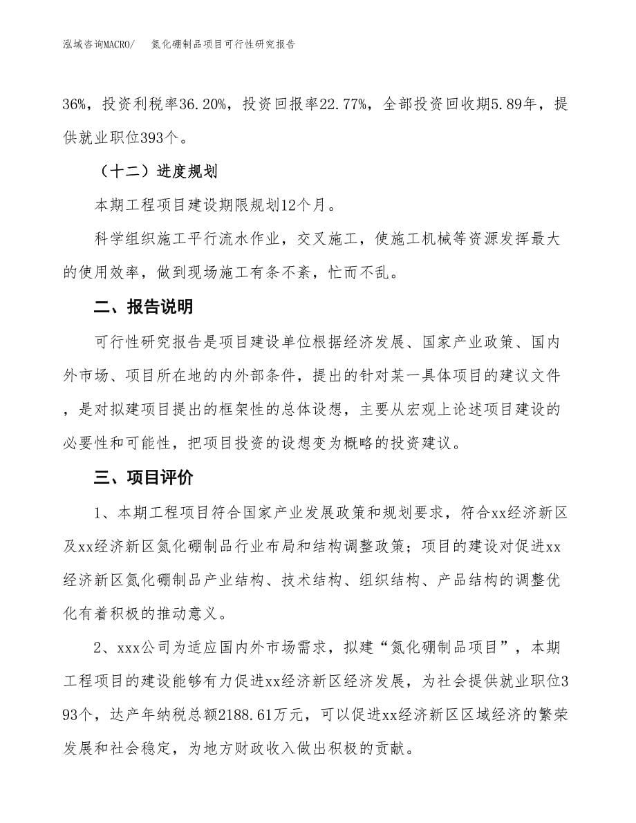 氮化硼制品项目可行性研究报告[参考范文].docx_第5页