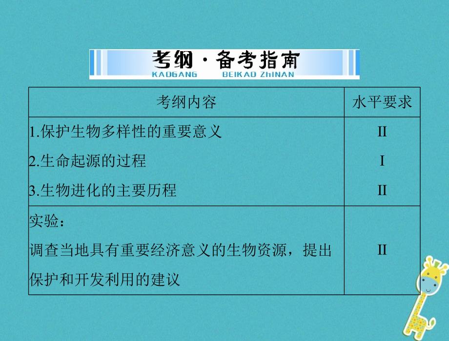 2018年中考生物 考点梳理 第一轮 第一章 第二讲 生物的多样性和生物的进化课件_第2页