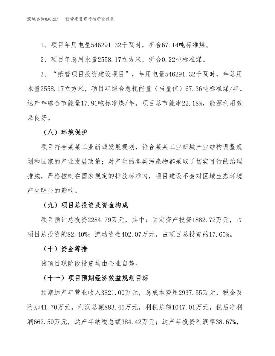 纸管项目可行性研究报告[参考范文].docx_第5页