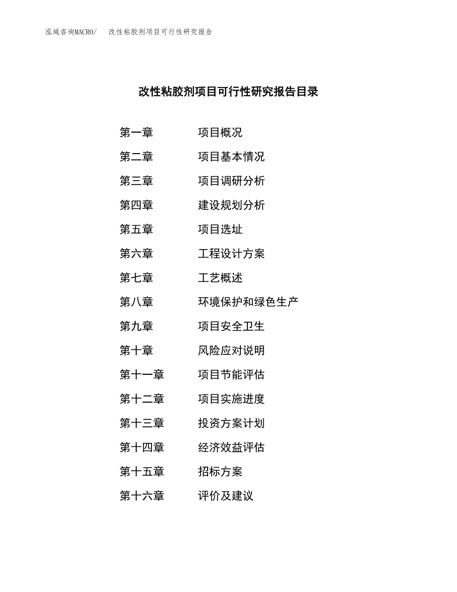 改性粘胶剂项目可行性研究报告_范文.docx_第2页