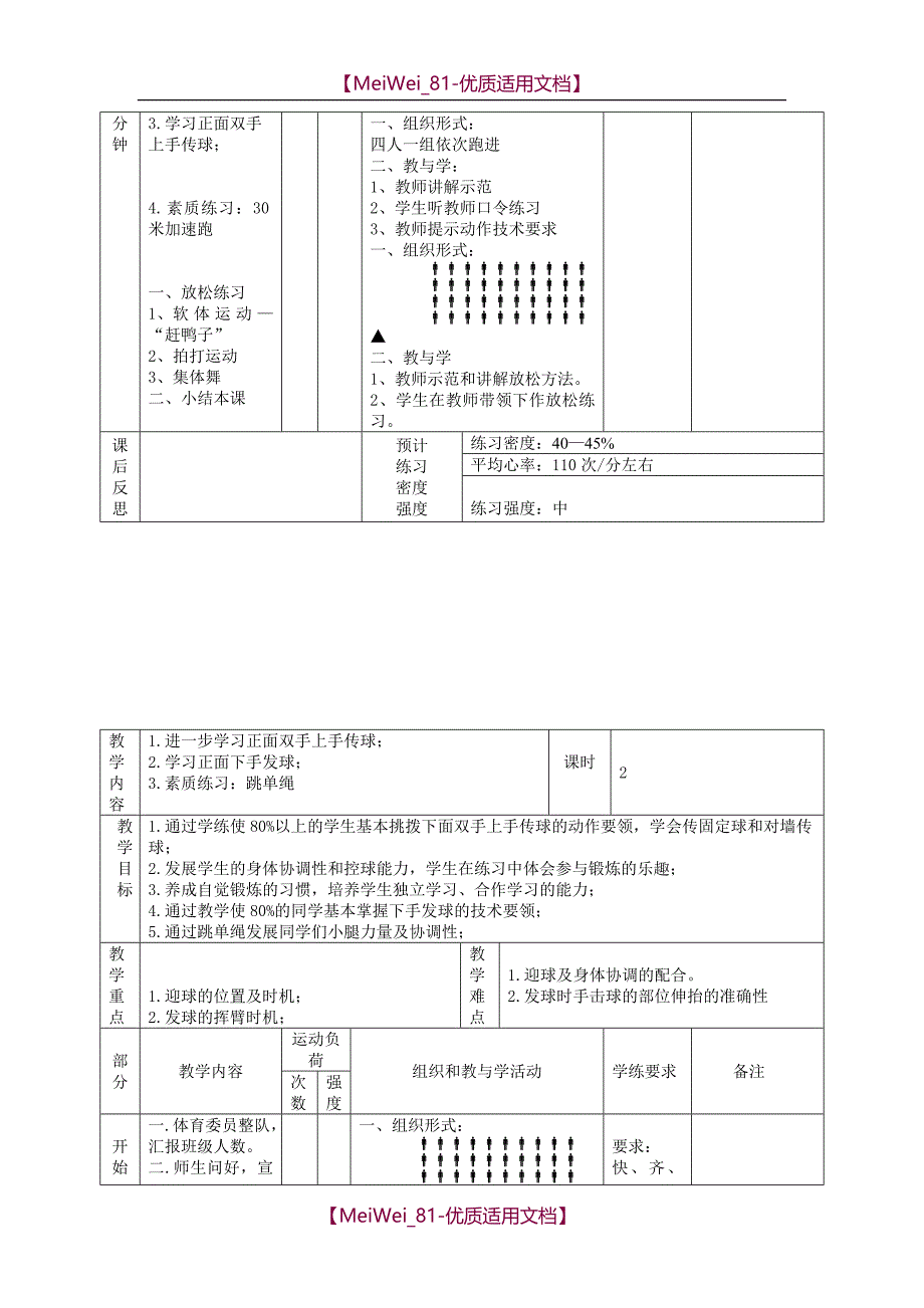 【9A文】排球模块教案_第2页