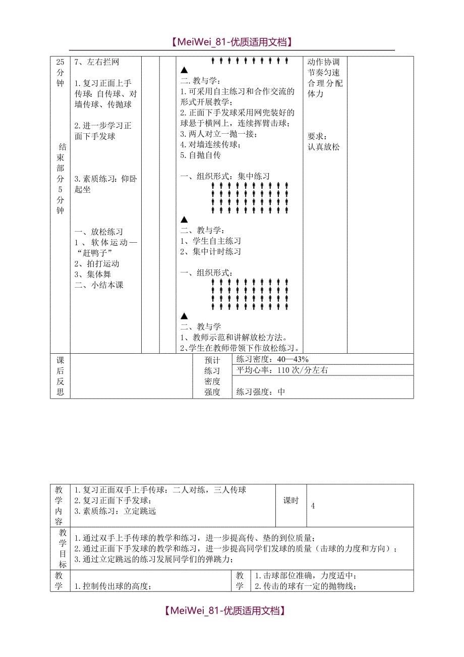 【9A文】排球模块教案_第5页