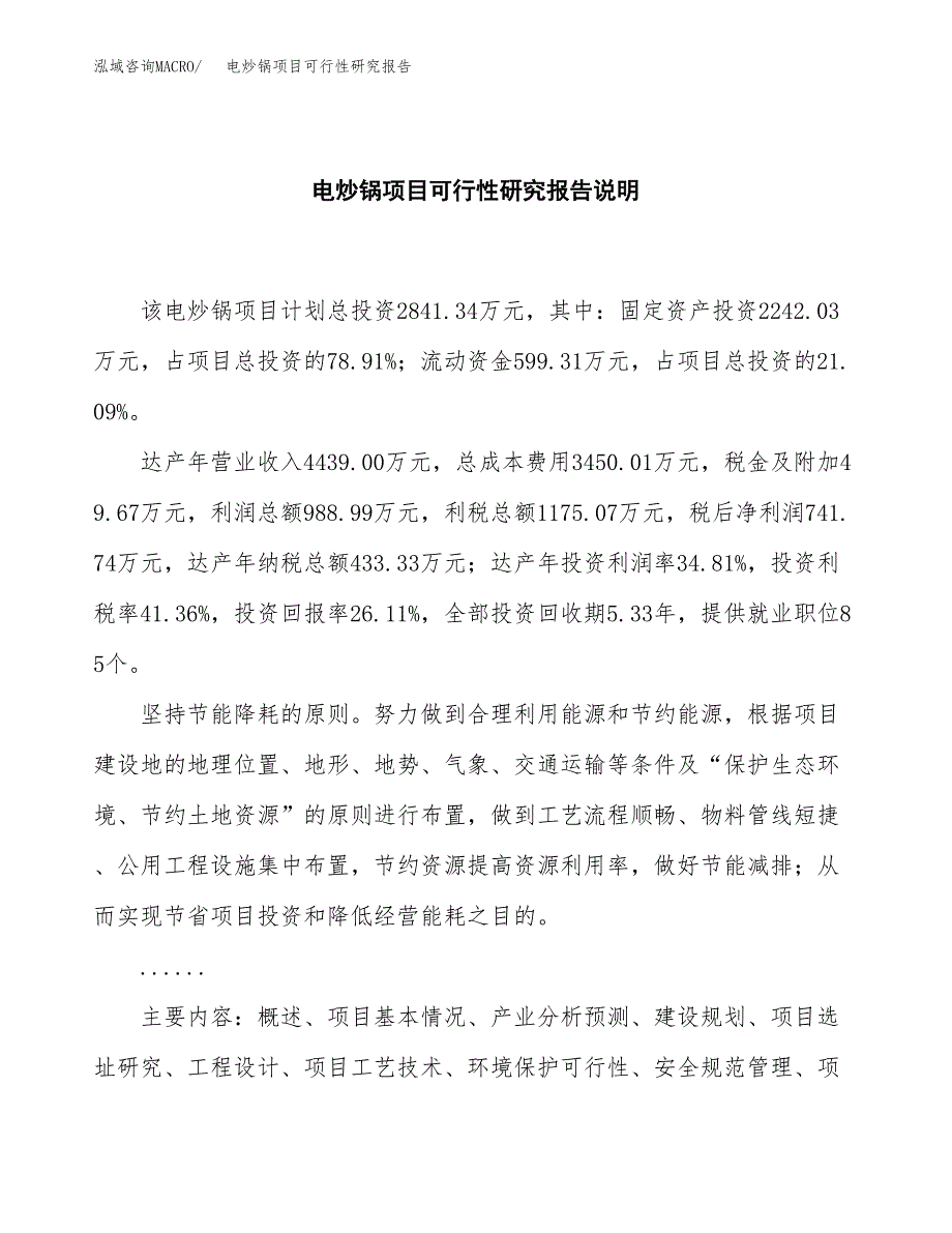 电炒锅项目可行性研究报告[参考范文].docx_第2页