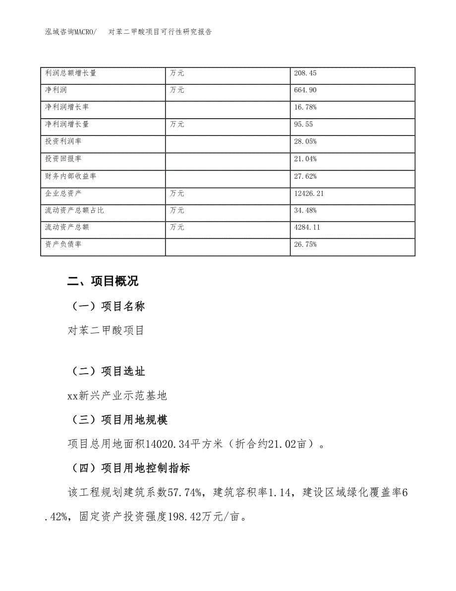 对苯二甲酸项目可行性研究报告_范文.docx_第5页