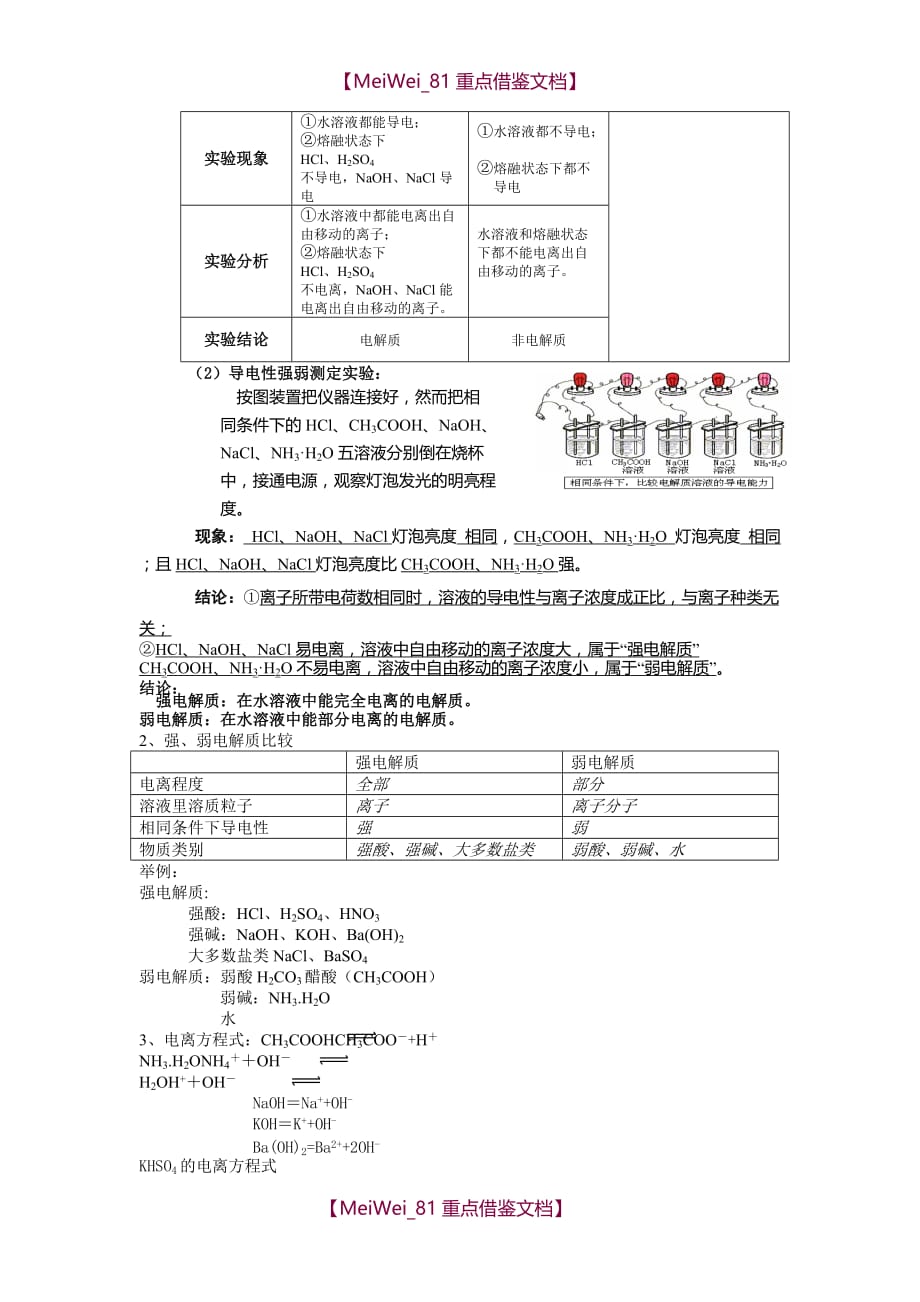 【AAA】离子反应导学案_第2页