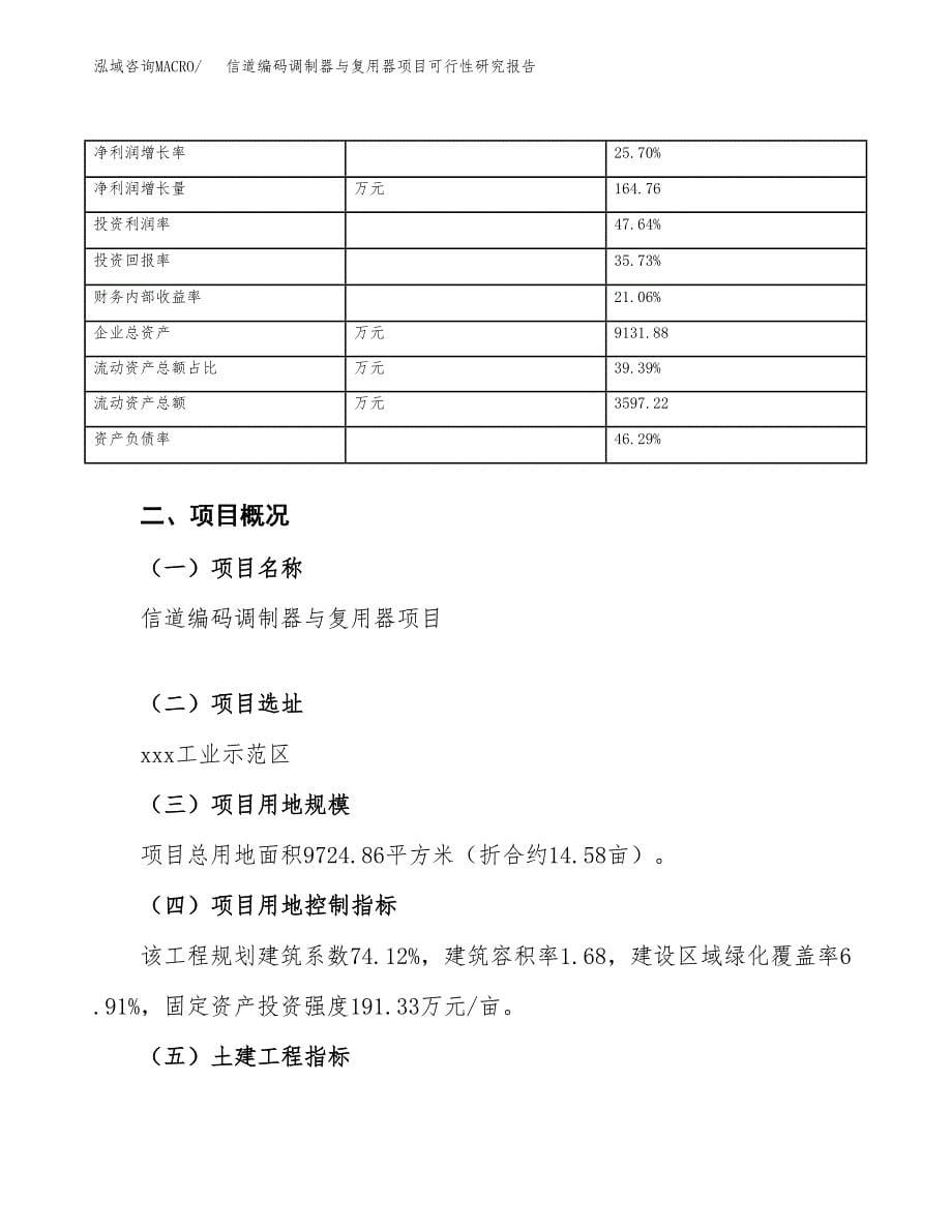 信道编码调制器与复用器项目可行性研究报告_范文.docx_第5页