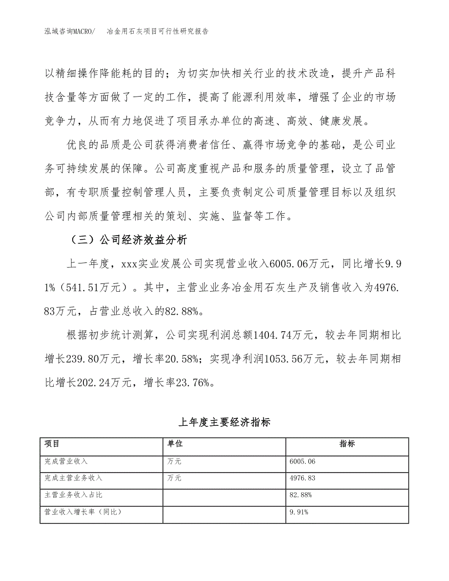 冶金用石灰项目可行性研究报告_范文.docx_第4页