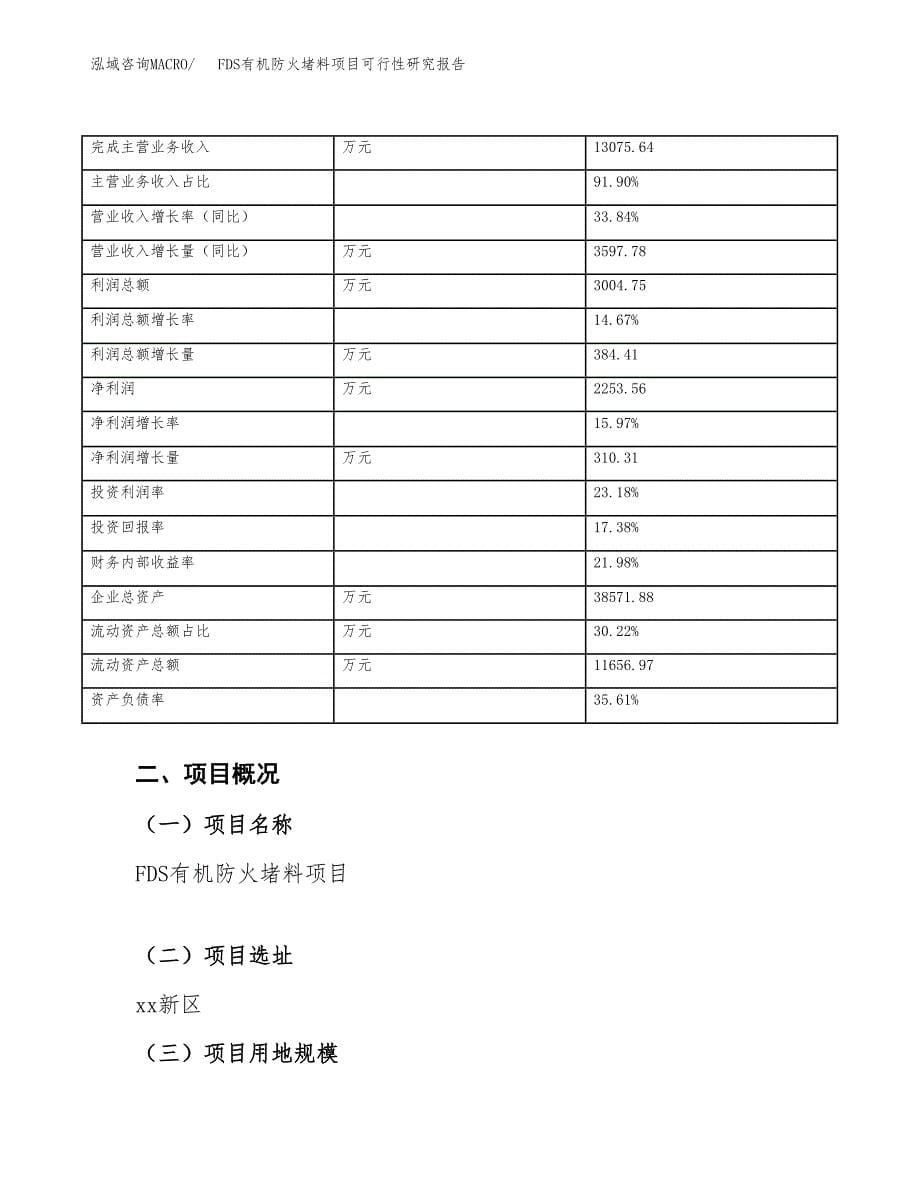 FDS有机防火堵料项目可行性研究报告_范文.docx_第5页