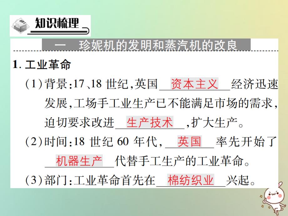 2018秋九年级历史上册 第七单元 工业革命、马克思主义的诞生和反殖民斗争 第18课 工业革命课件 川教版_第2页