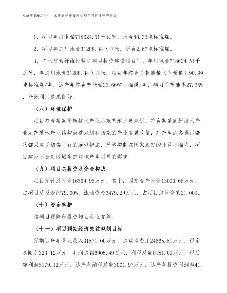 木质素纤维投料机项目可行性研究报告[参考范文].docx_第5页