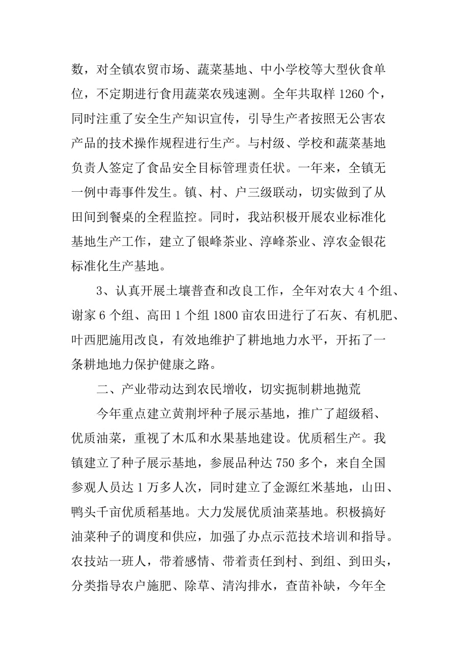 乡镇农业综合服务站年度工作总结.doc_第2页