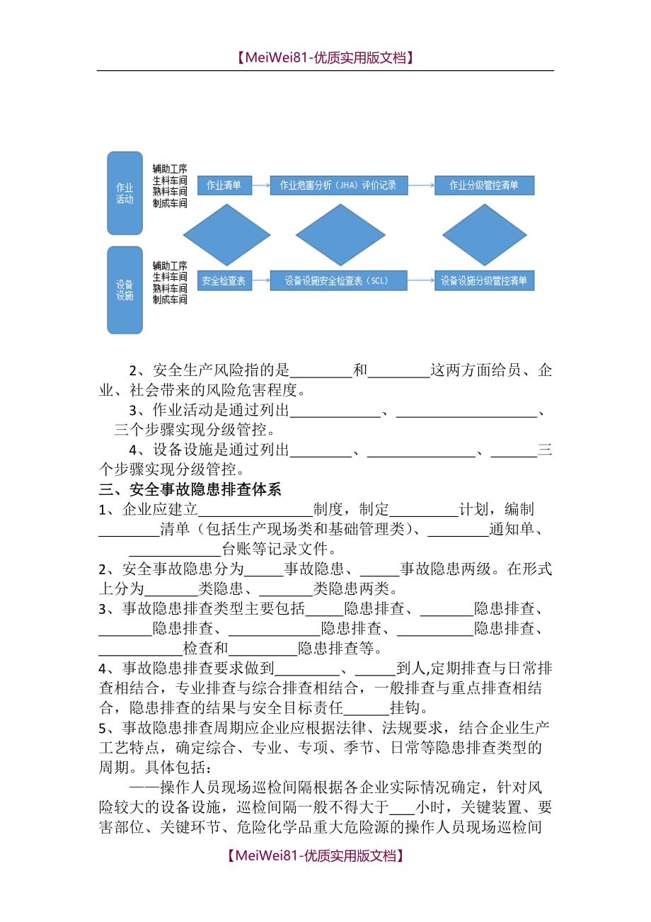 【8A版】安全生产双体系考试卷_第2页