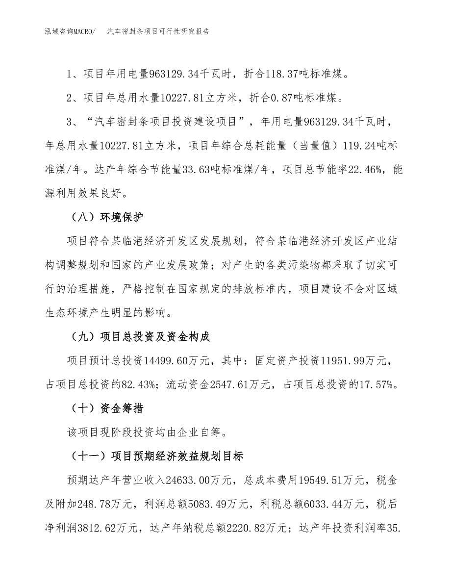 汽车密封条项目可行性研究报告[参考范文].docx_第5页