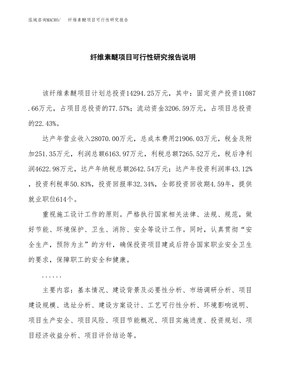 纤维素醚项目可行性研究报告[参考范文].docx_第2页