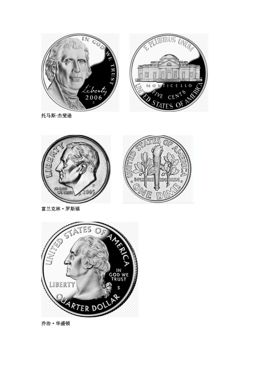美国最新纸币硬币配图_第3页