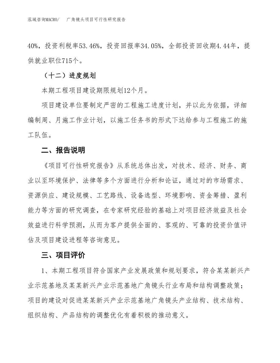 广角镜头项目可行性研究报告[参考范文].docx_第5页