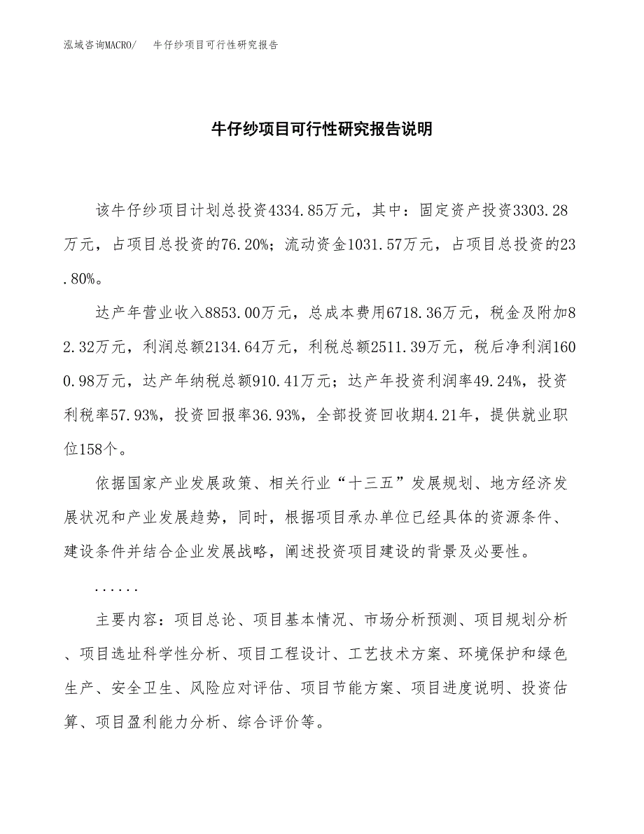 牛仔纱项目可行性研究报告[参考范文].docx_第2页