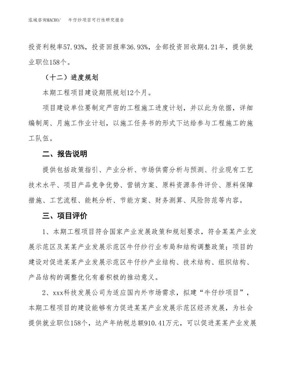 牛仔纱项目可行性研究报告[参考范文].docx_第5页