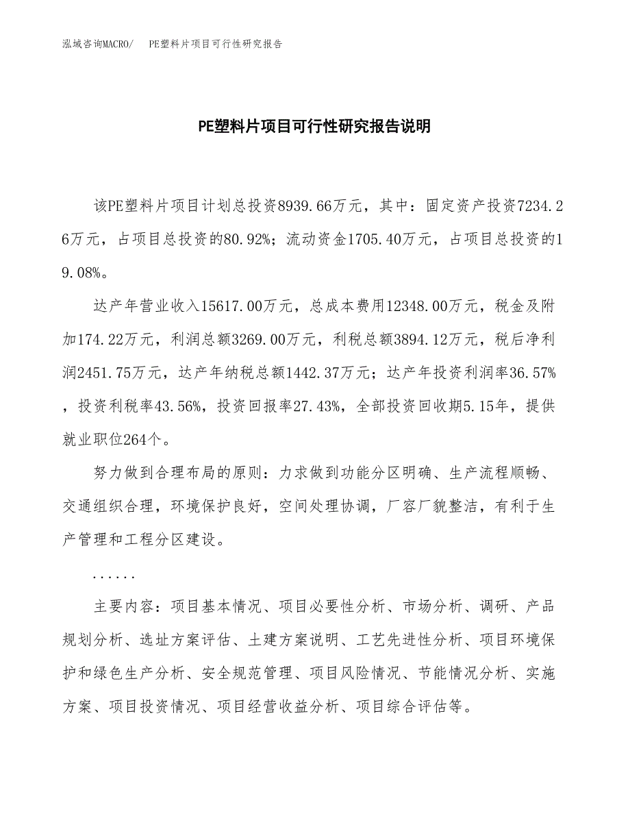 PE塑料片项目可行性研究报告[参考范文].docx_第2页