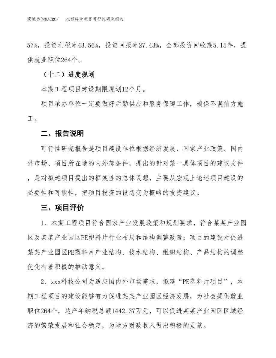 PE塑料片项目可行性研究报告[参考范文].docx_第5页