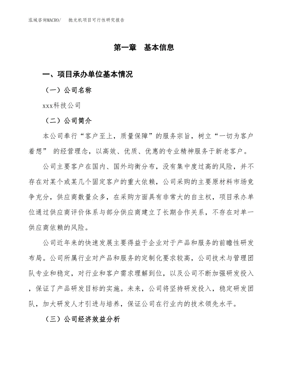 抛光机项目可行性研究报告_范文.docx_第3页