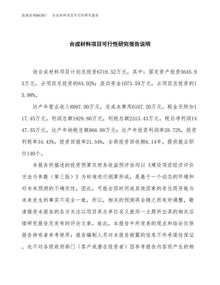 合成材料项目可行性研究报告[参考范文].docx_第2页