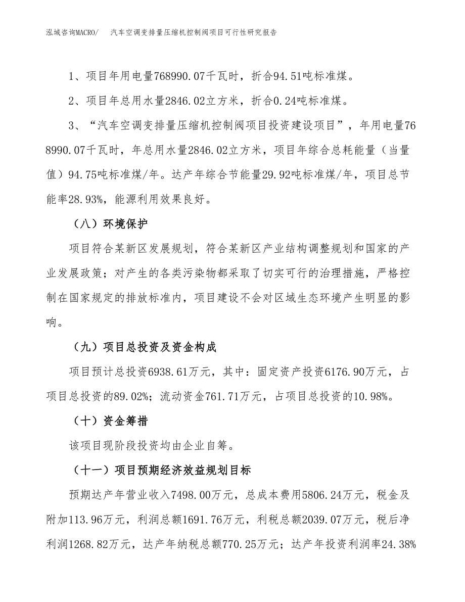 汽车空调变排量压缩机控制阀项目可行性研究报告[参考范文].docx_第5页