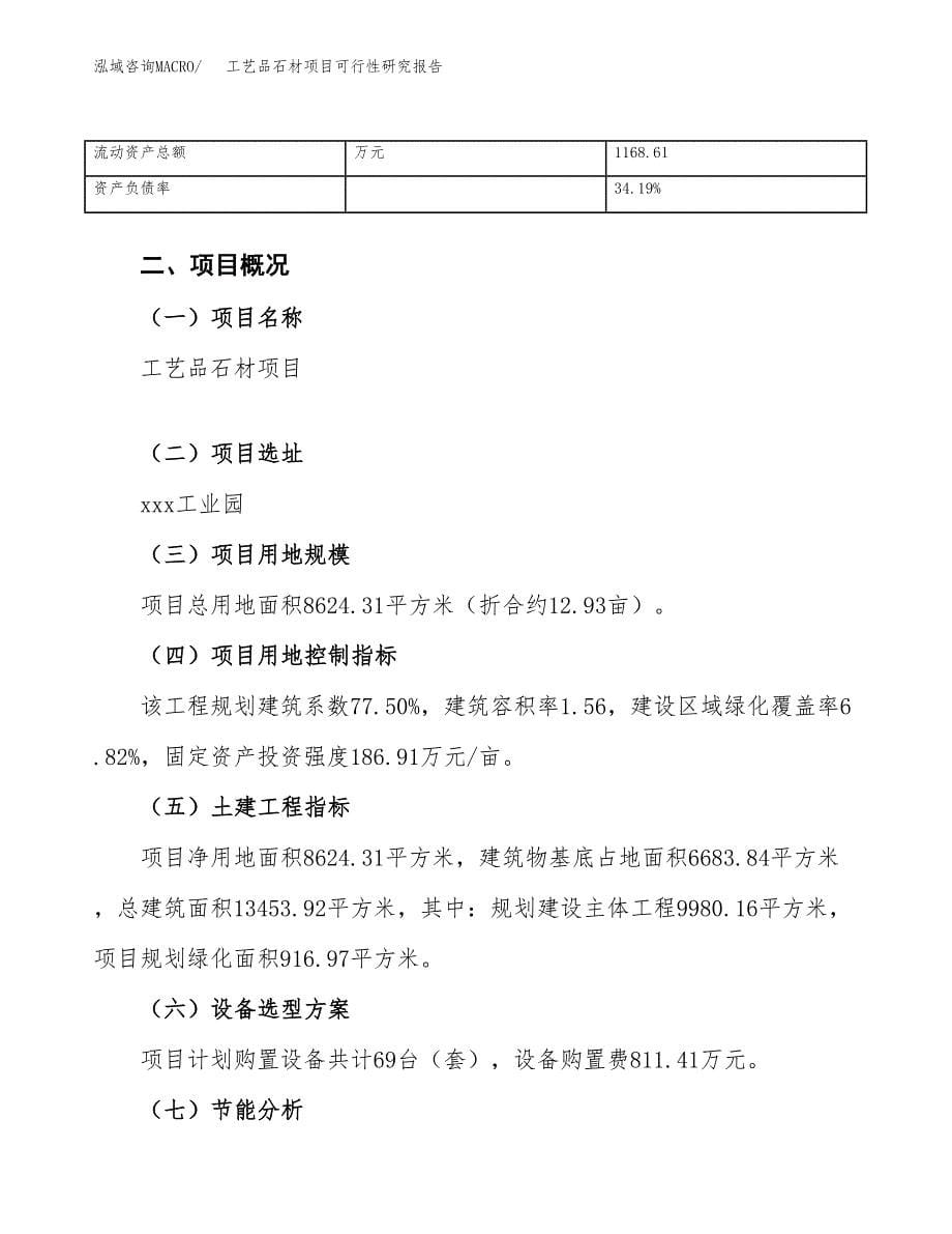 工艺品石材项目可行性研究报告_范文.docx_第5页