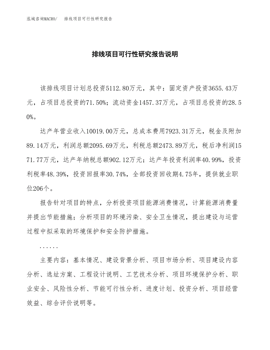 排线项目可行性研究报告[参考范文].docx_第2页