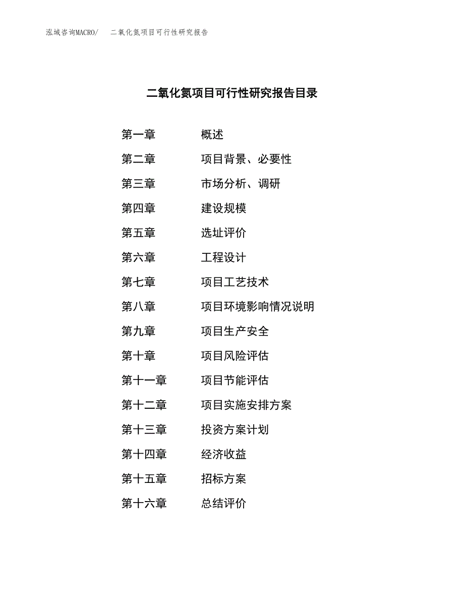 二氧化氮项目可行性研究报告_范文.docx_第2页