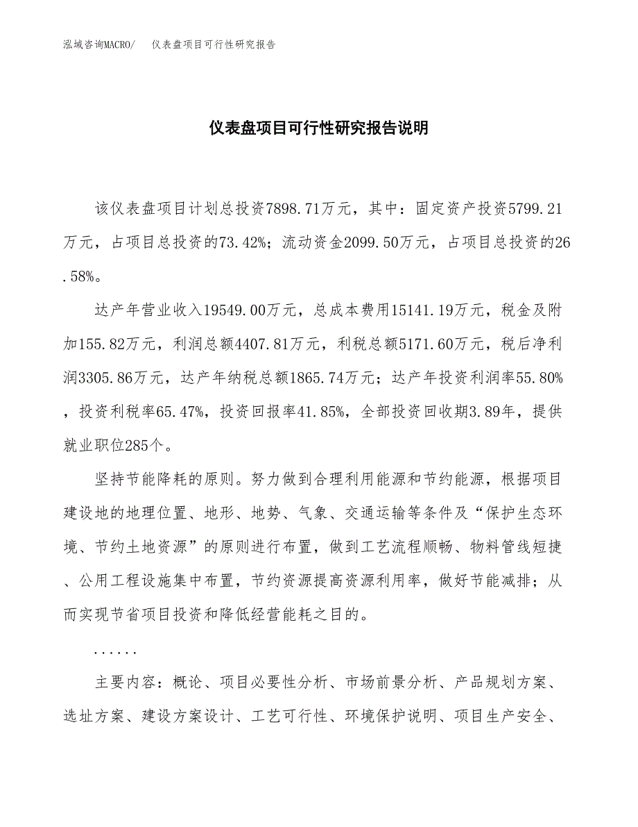 仪表盘项目可行性研究报告[参考范文].docx_第2页