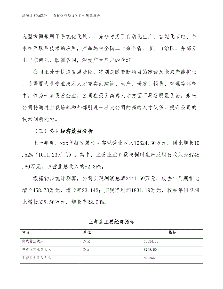 桑枝饲料项目可行性研究报告_范文.docx_第4页