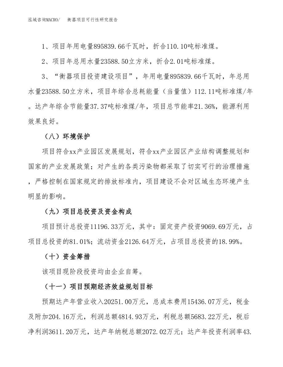 衡器项目可行性研究报告[参考范文].docx_第5页