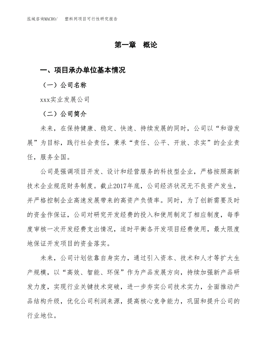 塑料网项目可行性研究报告_范文.docx_第3页