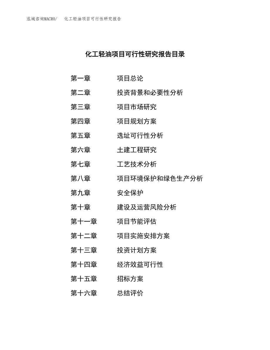 化工轻油项目可行性研究报告_范文.docx_第2页