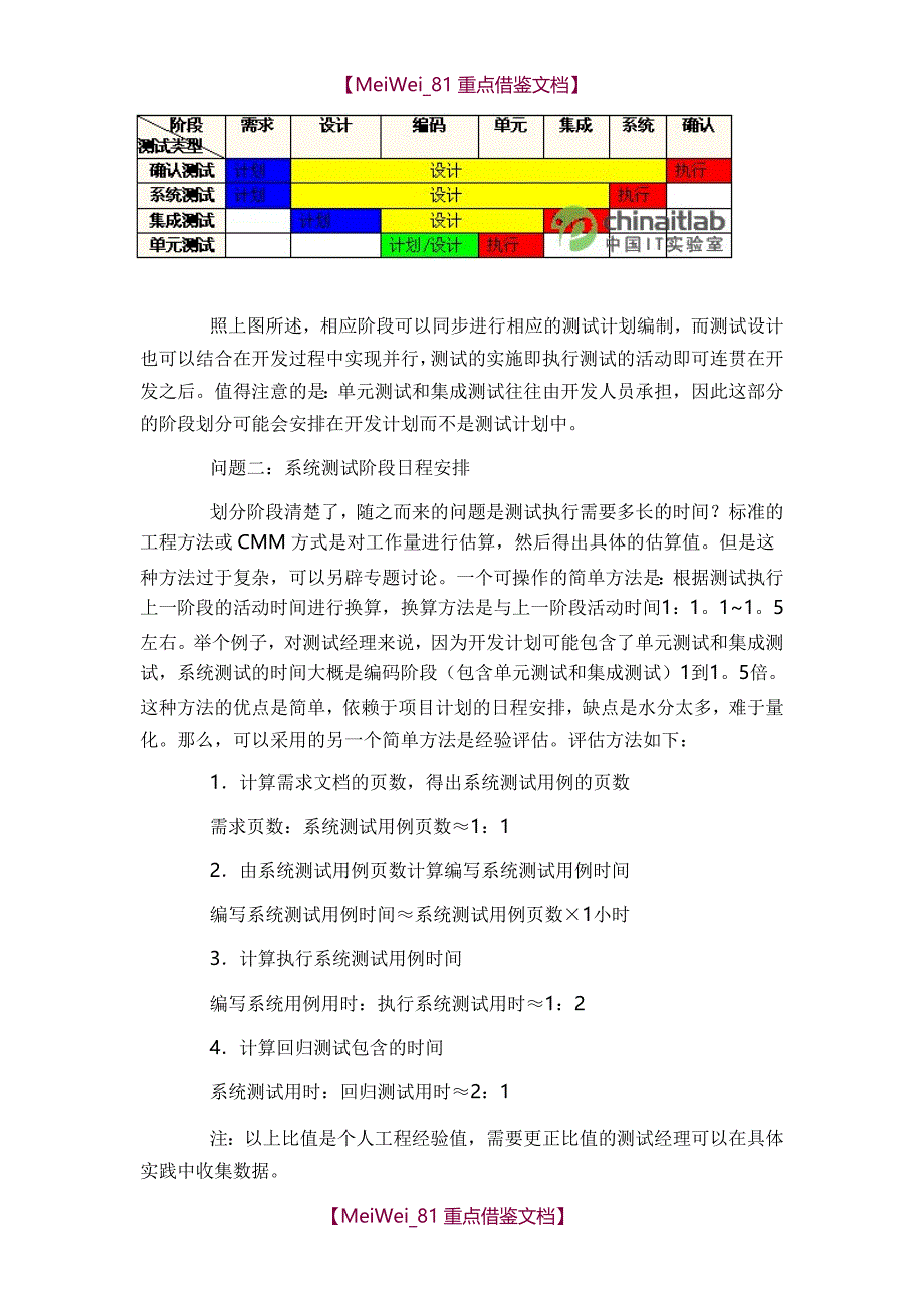 【AAA】测试计划安排与进度监控汇总_第3页