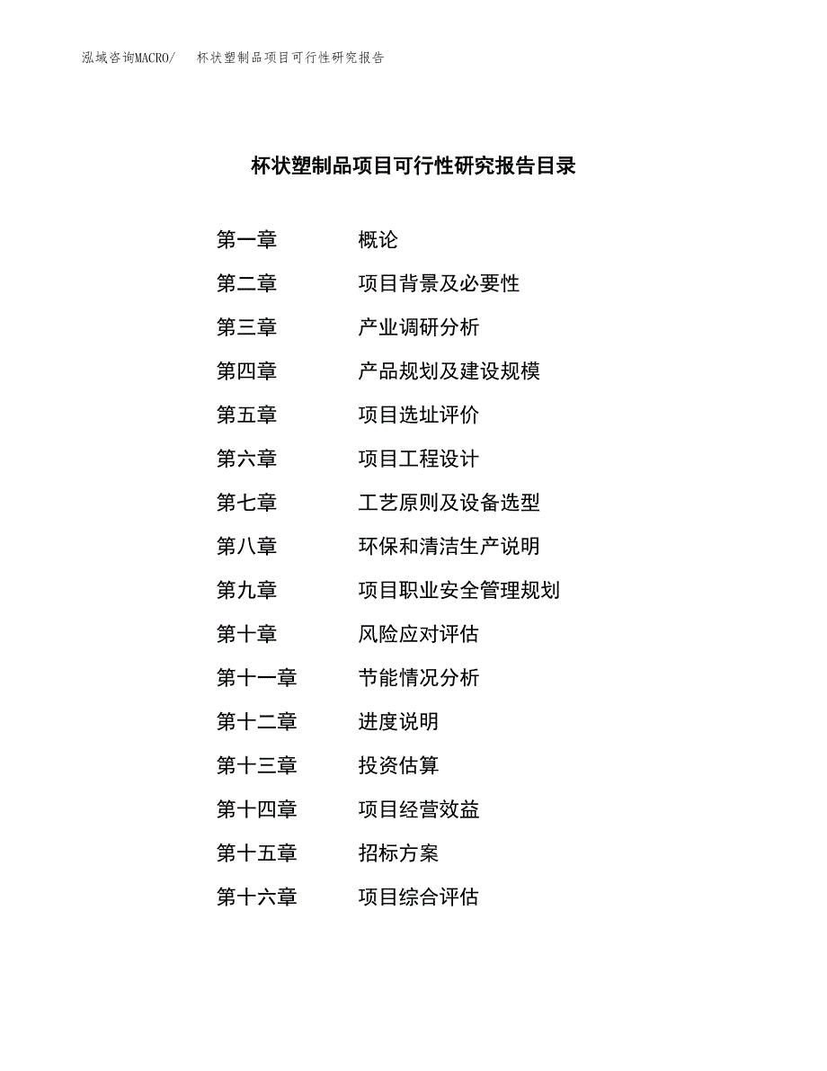 杯状塑制品项目可行性研究报告_范文.docx_第2页