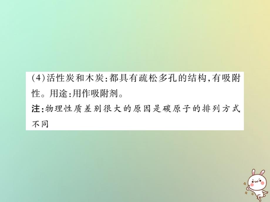 2019中考化学一轮复习 第一部分 基础知识复习 第二章 常见的物质 第4讲 碳及其化合物（精讲）课件_第3页