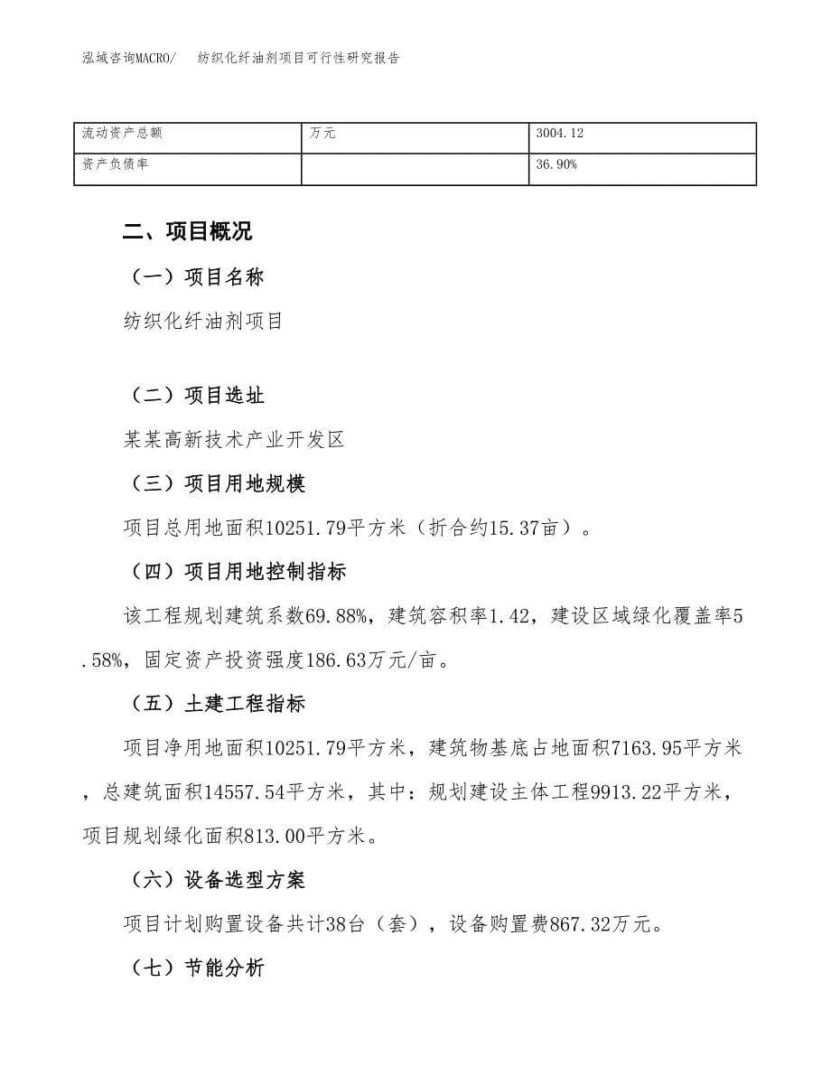 纺织化纤油剂项目可行性研究报告_范文.docx_第5页