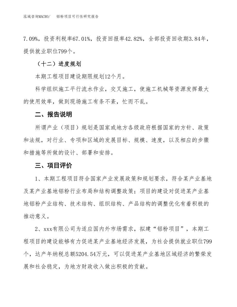 铝粉项目可行性研究报告[参考范文].docx_第5页