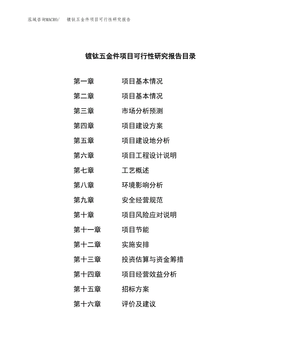 镀钛五金件项目可行性研究报告_范文.docx_第2页