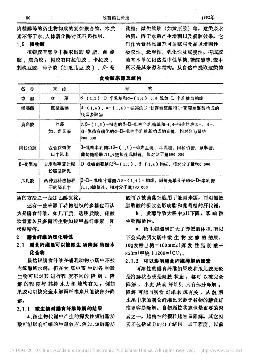 膳食纤维的种类及功能_第2页