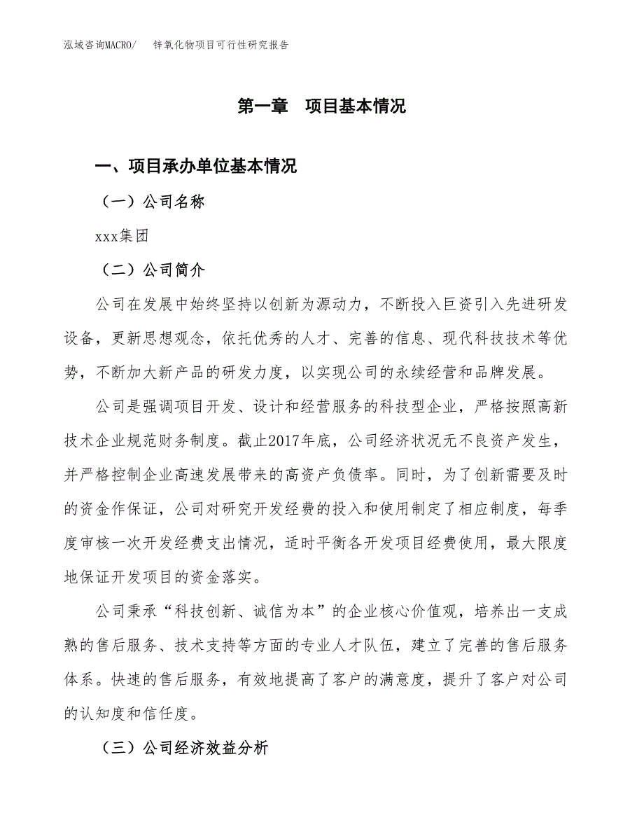 锌氧化物项目可行性研究报告_范文.docx_第3页