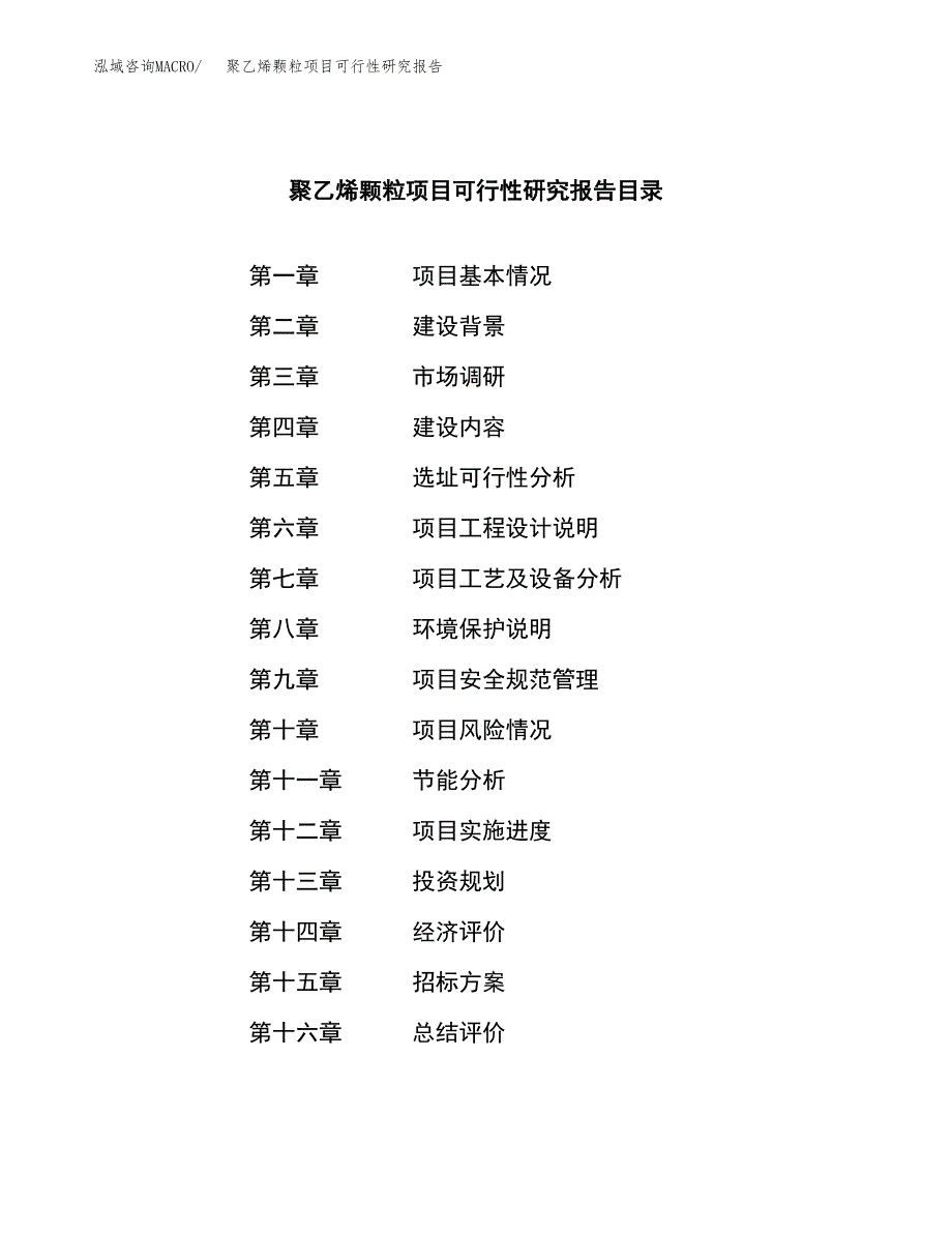 聚乙烯颗粒项目可行性研究报告_范文.docx_第2页