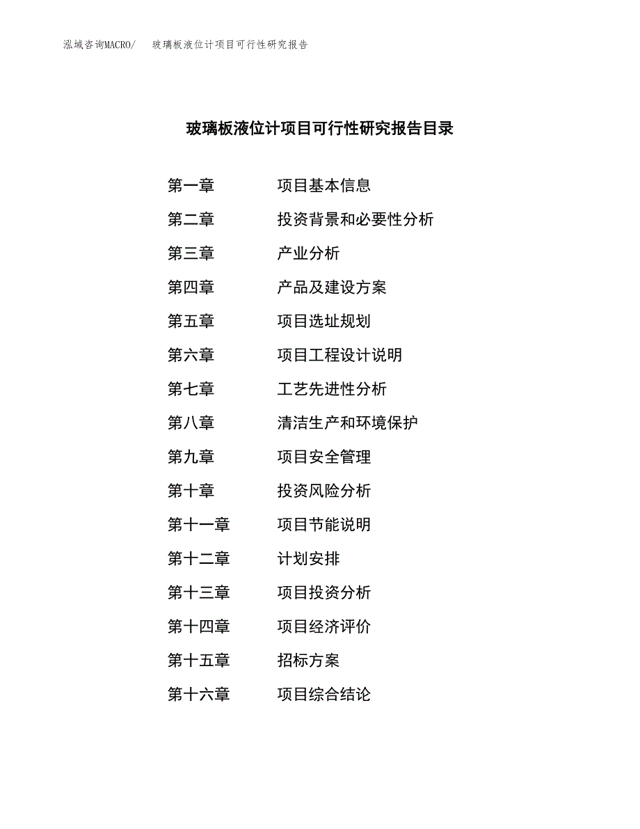 玻璃板液位计项目可行性研究报告_范文.docx_第2页